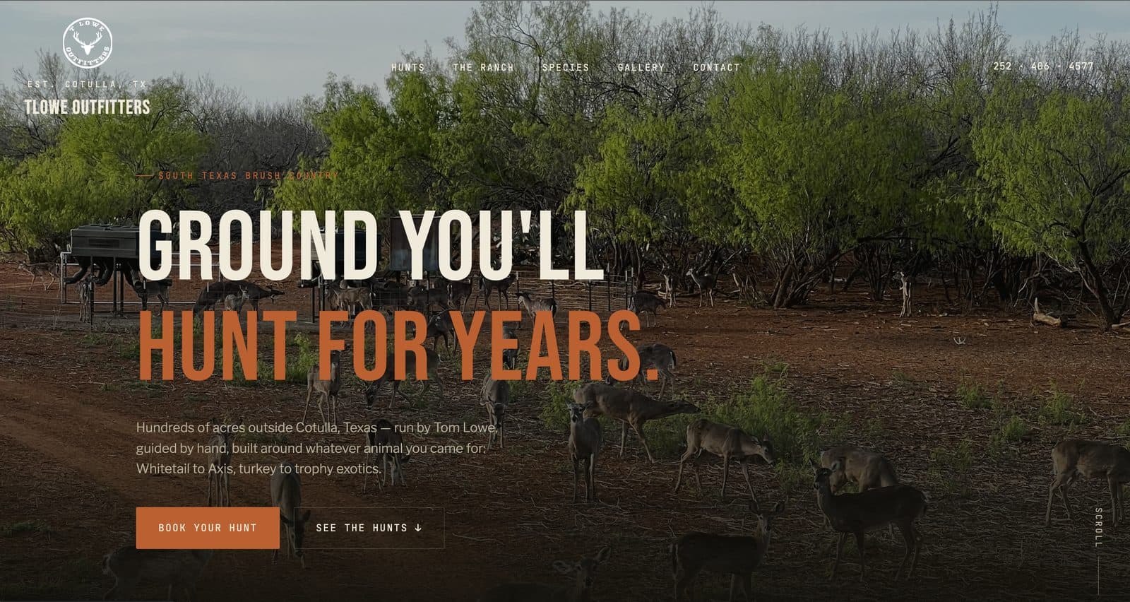 TLowe Outfitters homepage screenshot
